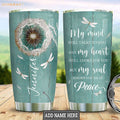 Dandelion My Mind Personalized Tumbler Tumbler