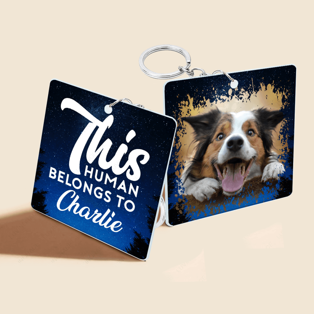 Dear Dad/Mom, Funny Pet Gift - Personalized Custom Acrylic Keychain