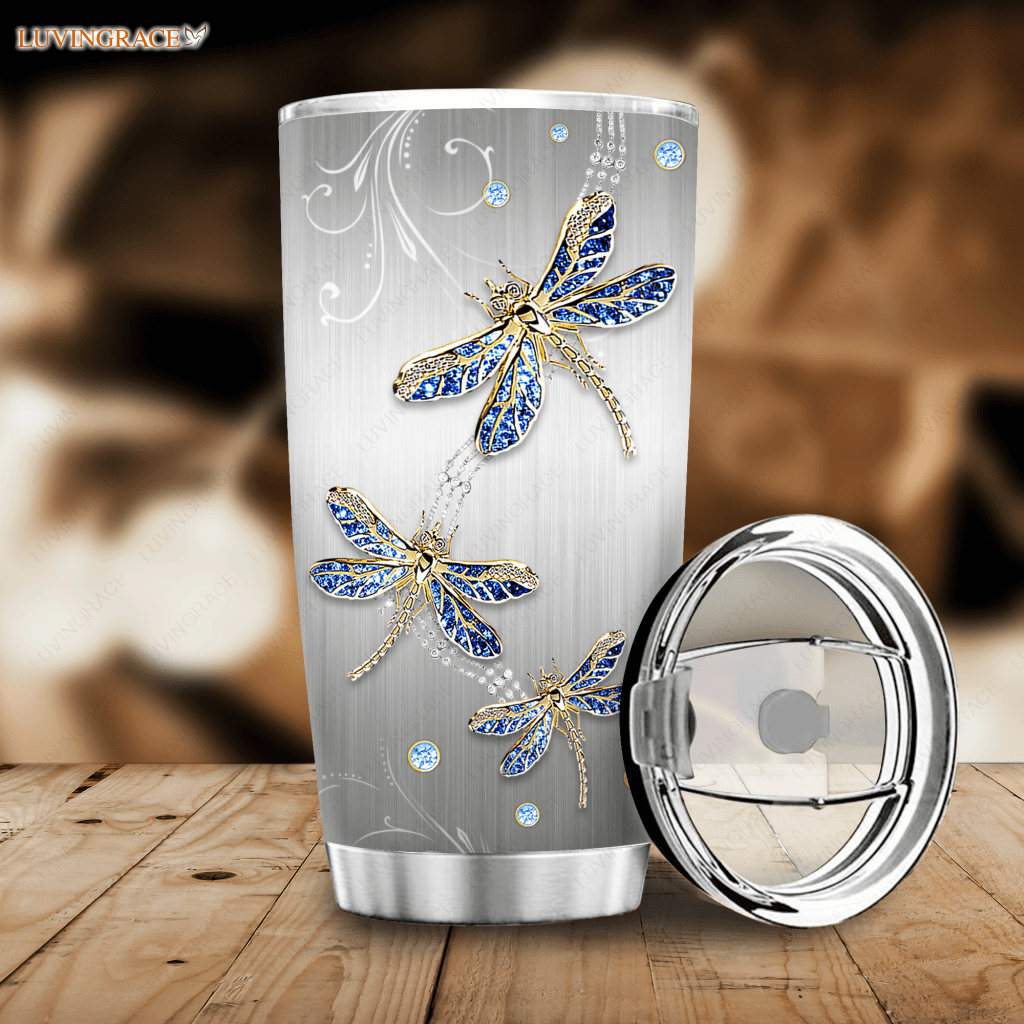 Dragonfly Surrounded By Glory Personalized Tumbler
