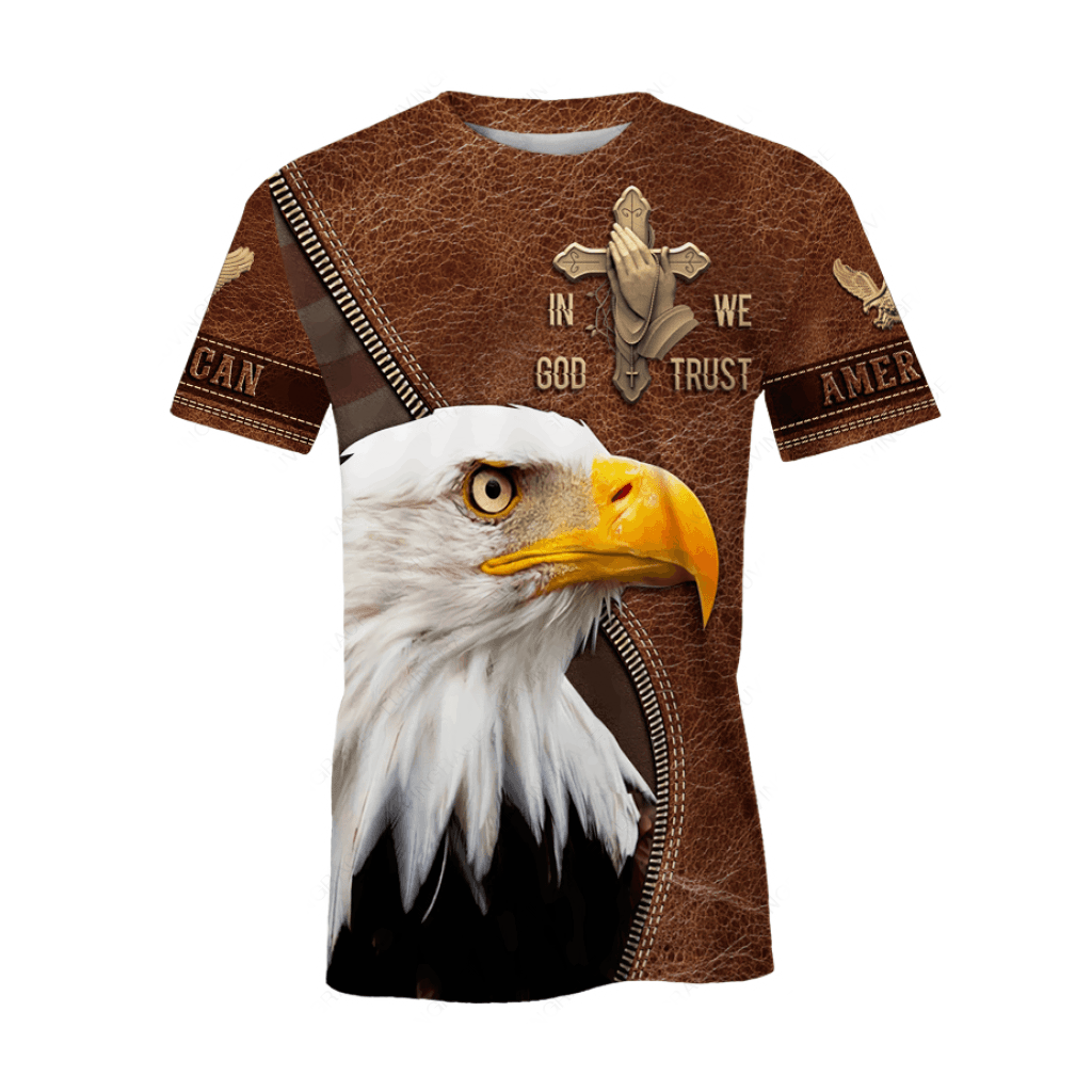 Eagle In God We Trust Zipper Hoodie