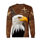 Eagle In God We Trust Zipper Hoodie