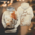 Elegant Jesus Dove Trust In God Hoodie / S