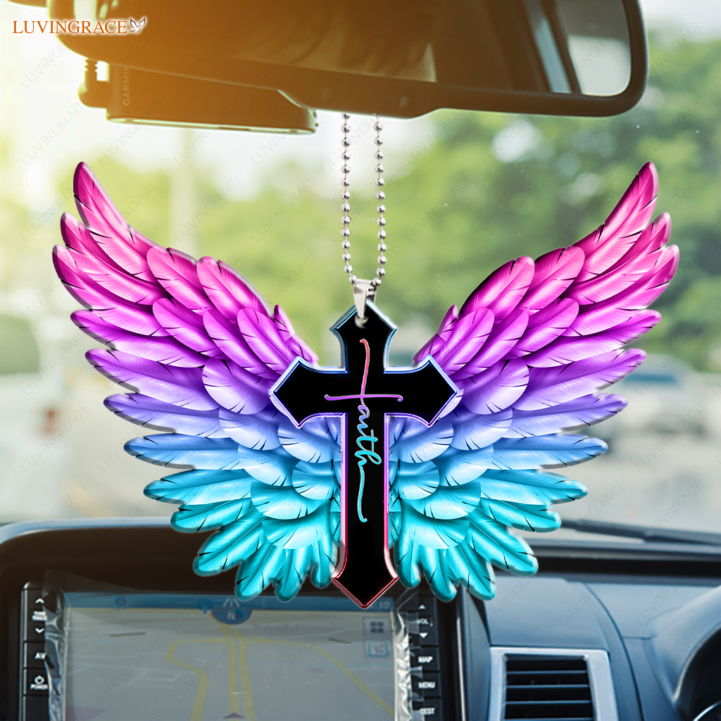 Faith Angel Wing Ornament