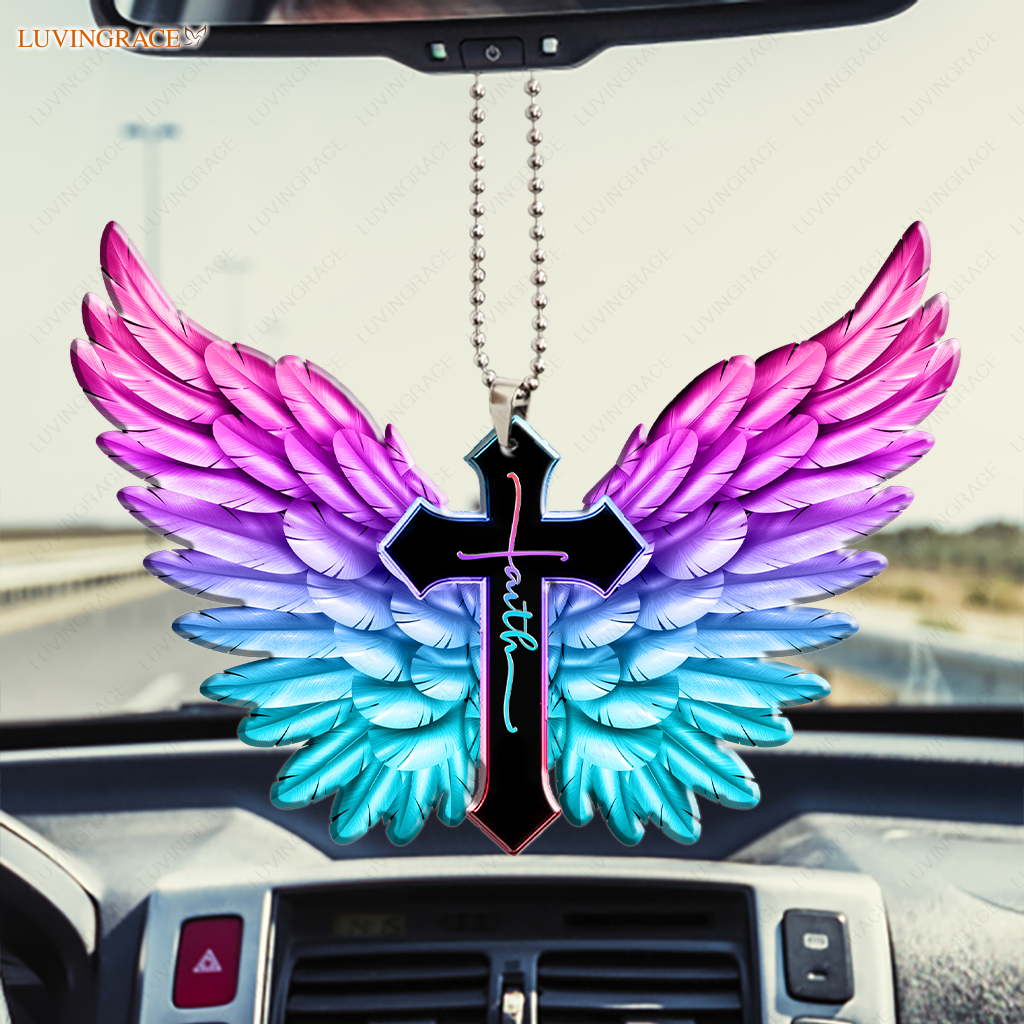 Faith Angel Wing Ornament