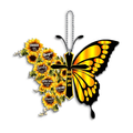 Faith Christian Sunflower Cross Monarch God Says You Are Ornament
