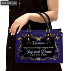 Faith Hope Joy Personalized Ladies High Quality Leather Handbag