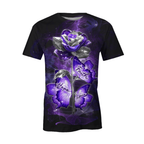 Faith Hope Love Purple Rose Zipper Hoodie