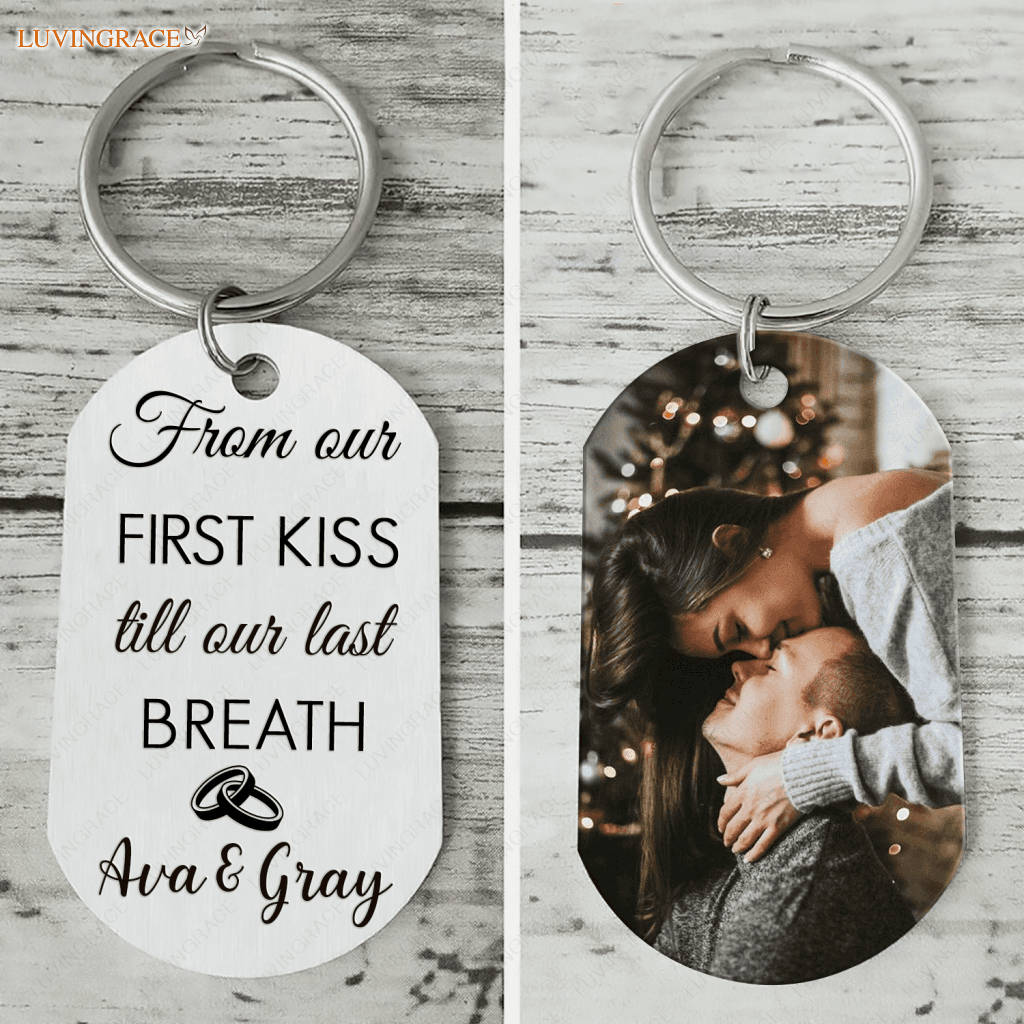 For Couple Personalized Stainless Steel Keychain