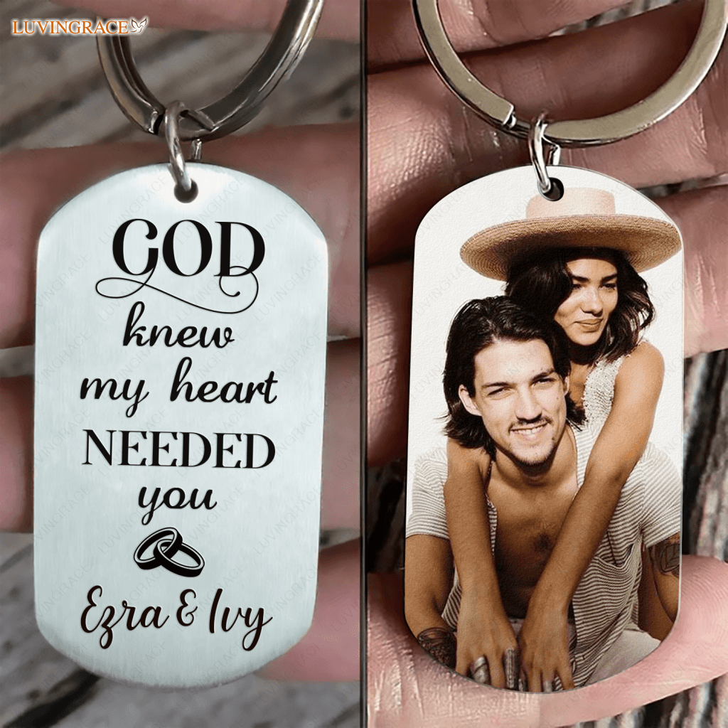 For Couple Personalized Stainless Steel Keychain