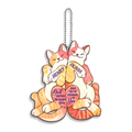 Fun Gift For Partner Cat Couple God Blessed Personalized Ornament