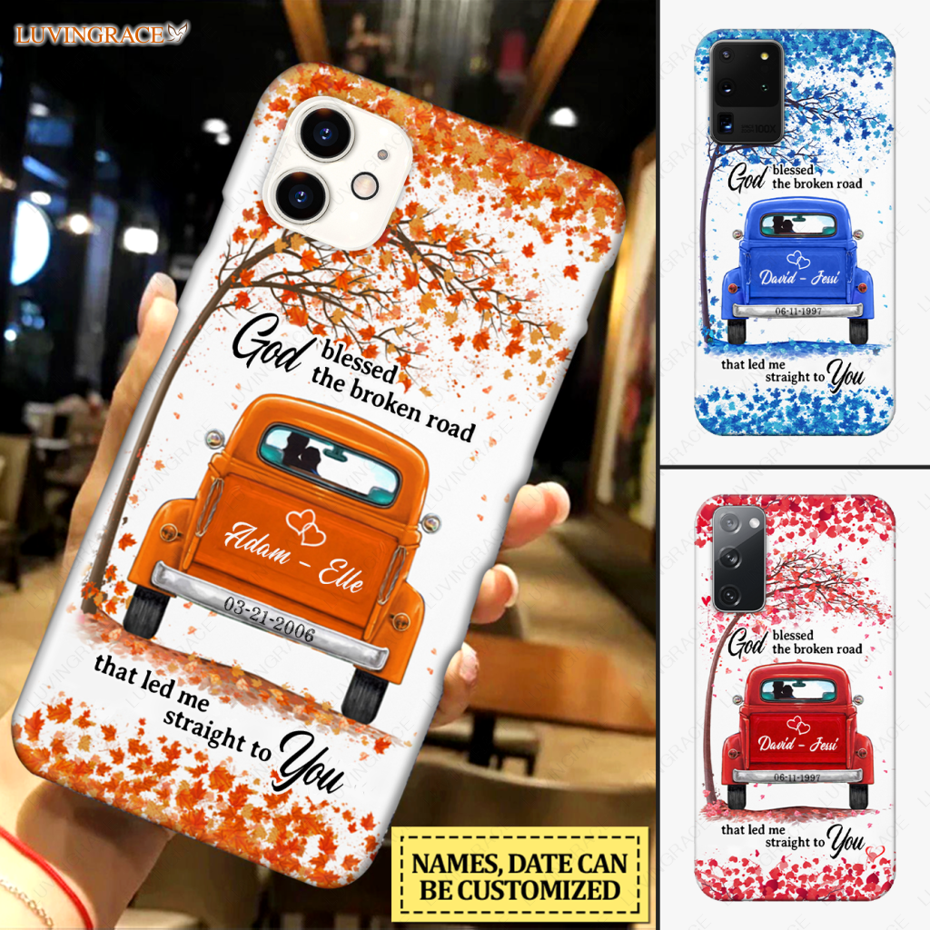 God Led Me Straight To You Personalized Phone Case