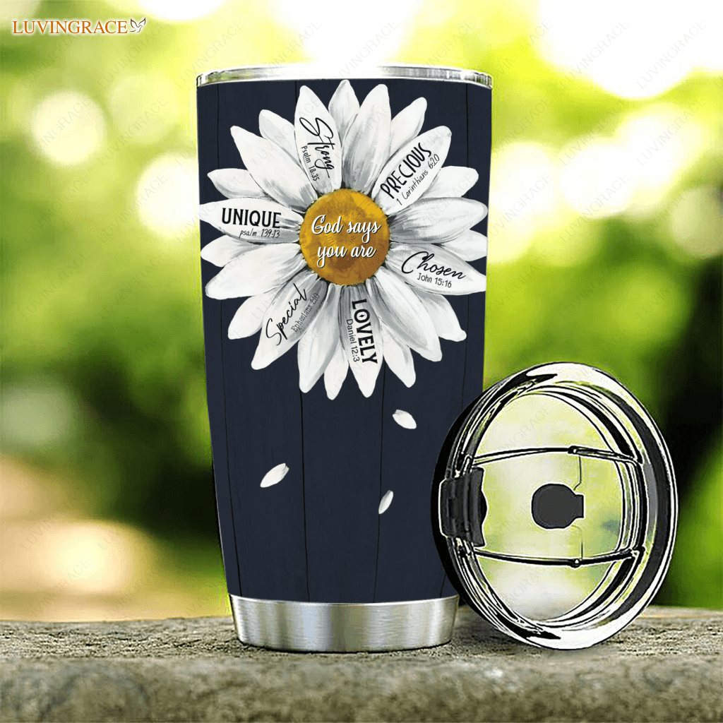 God Says You Are Personalized Tumbler