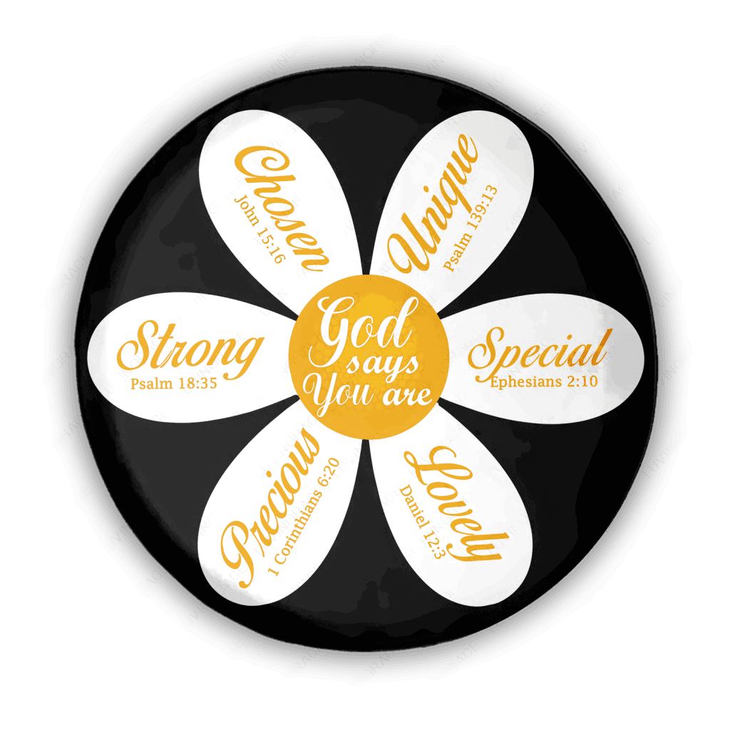 God Says You Are Tire Cover Car Accessories