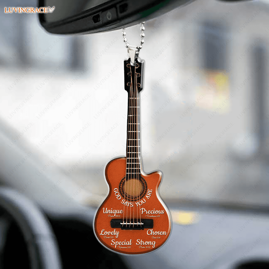 Guitar Acoustic God Says You Are Ornament