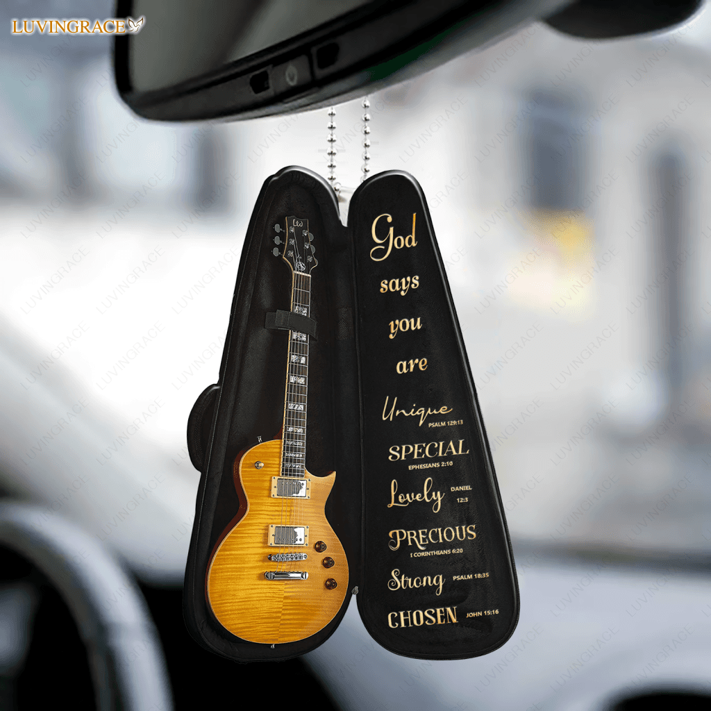 Guitar Bass Bag God Says You Are Ornament