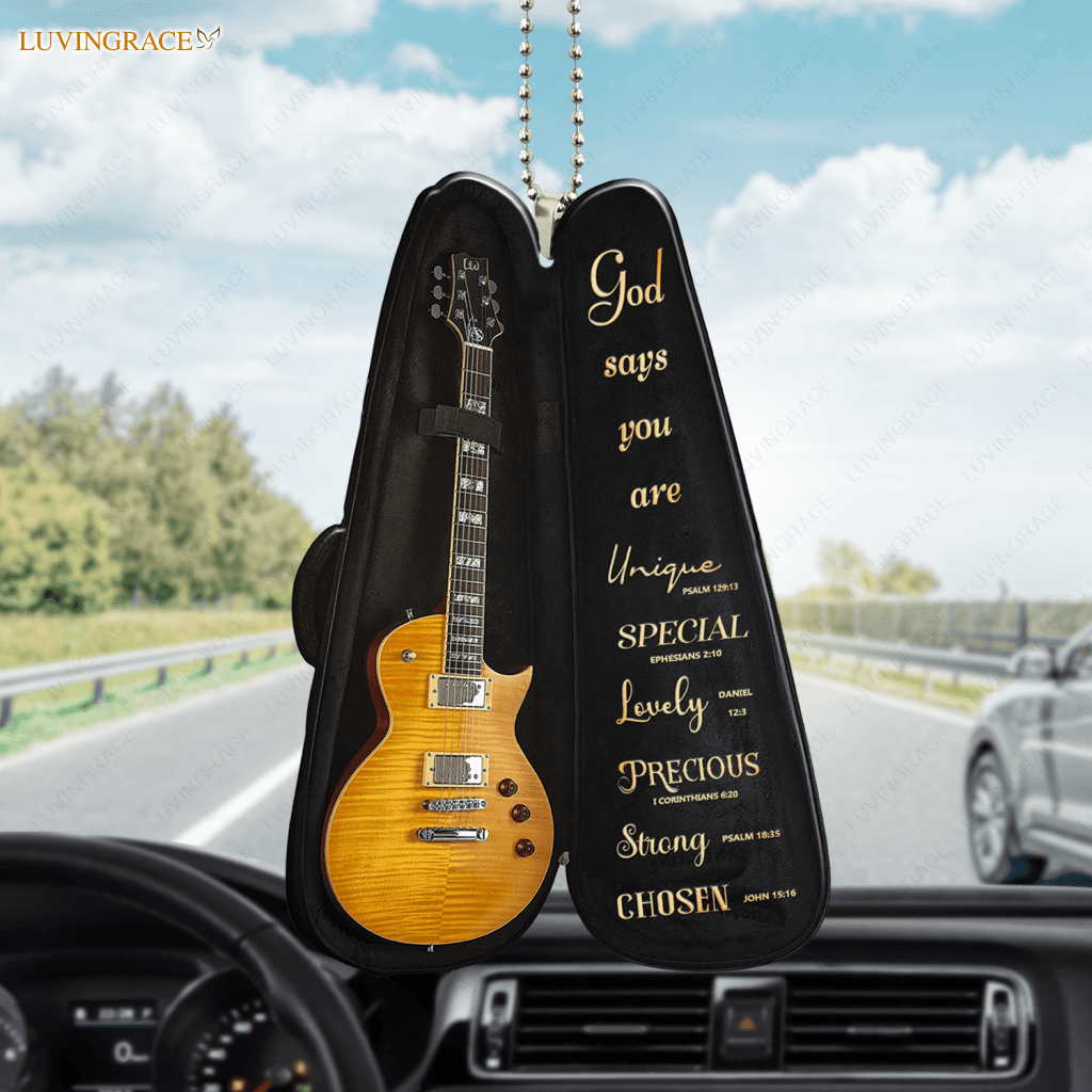 Guitar Bass Bag God Says You Are Ornament