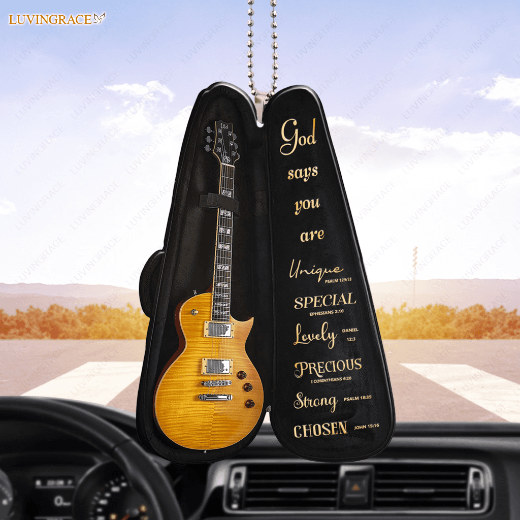 Guitar Bass Bag God Says You Are Ornament