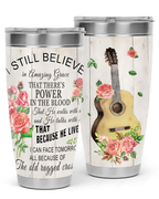 Guitar Flower Amazing Grace Tumbler