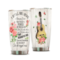 Guitar Flower Amazing Grace Tumbler