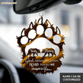 Hologram Bears In Paw God Blessed Personalized Ornament