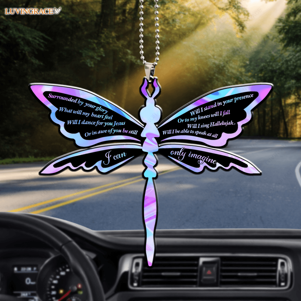 Hologram Dragonfly By Glory Ornament
