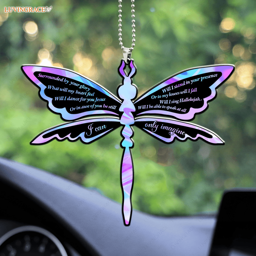 Hologram Dragonfly By Glory Ornament