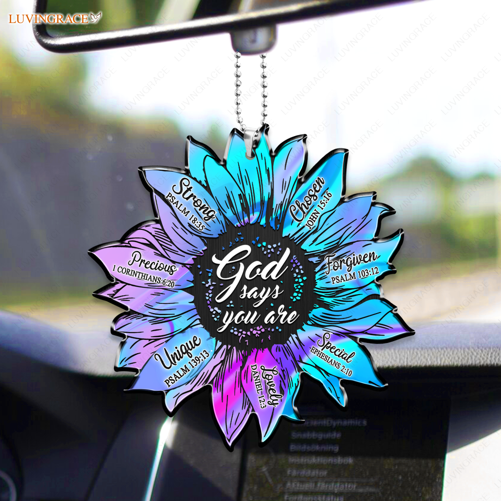 Hologram Flower God Says You Are Ornament