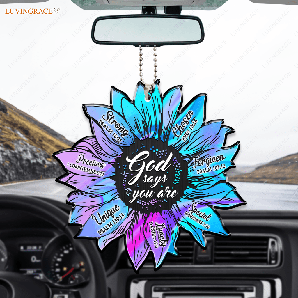 Hologram Flower God Says You Are Ornament