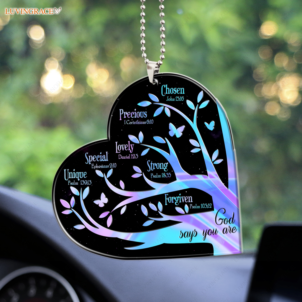 Hologram Tree God Says You Are Ornament