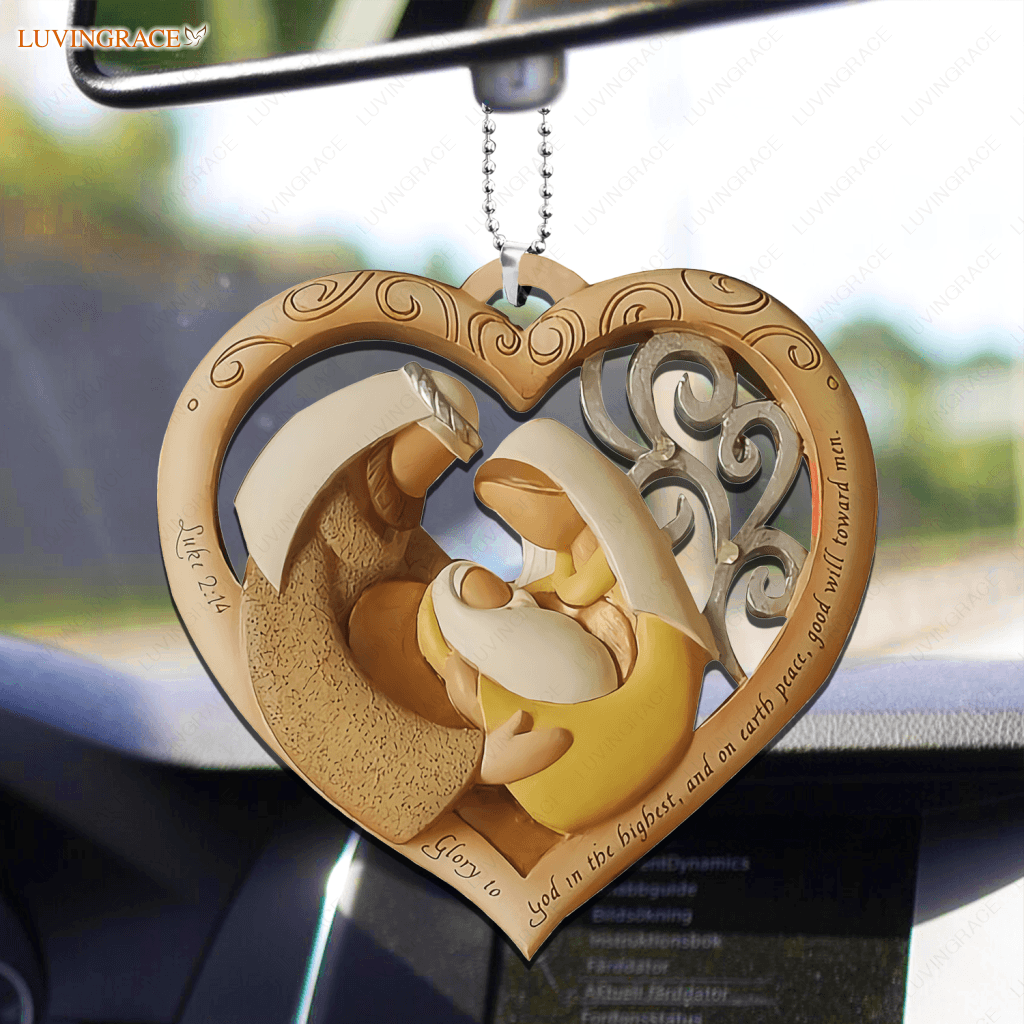 Holy Family Christmas Nativity Ornament