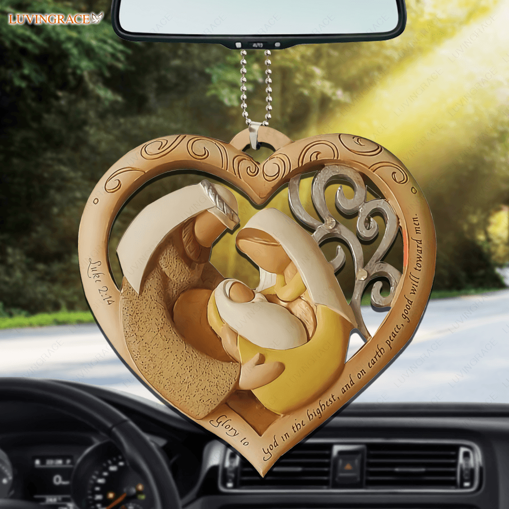 Holy Family Christmas Nativity Ornament