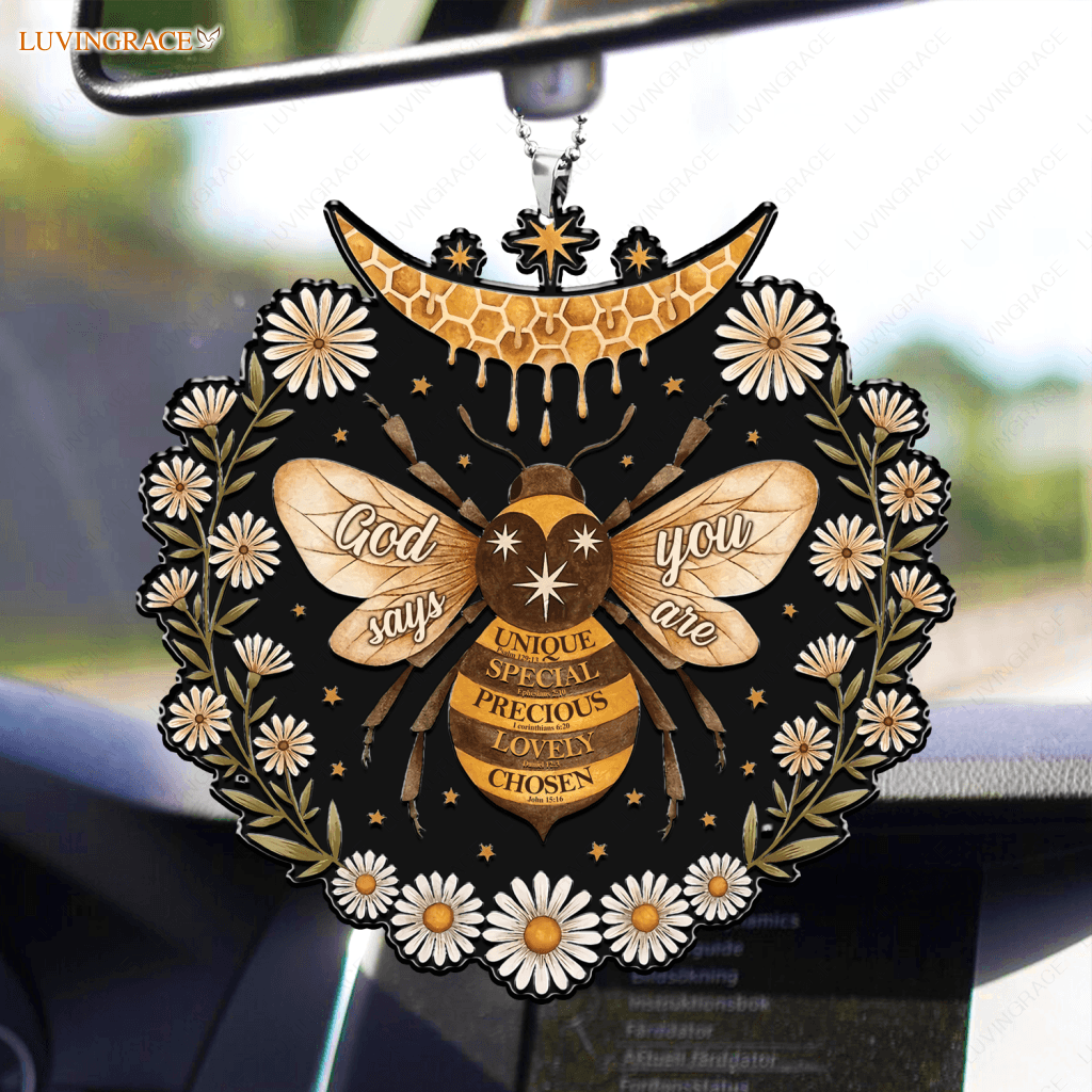 Honey Bee God Says You Are Ornament
