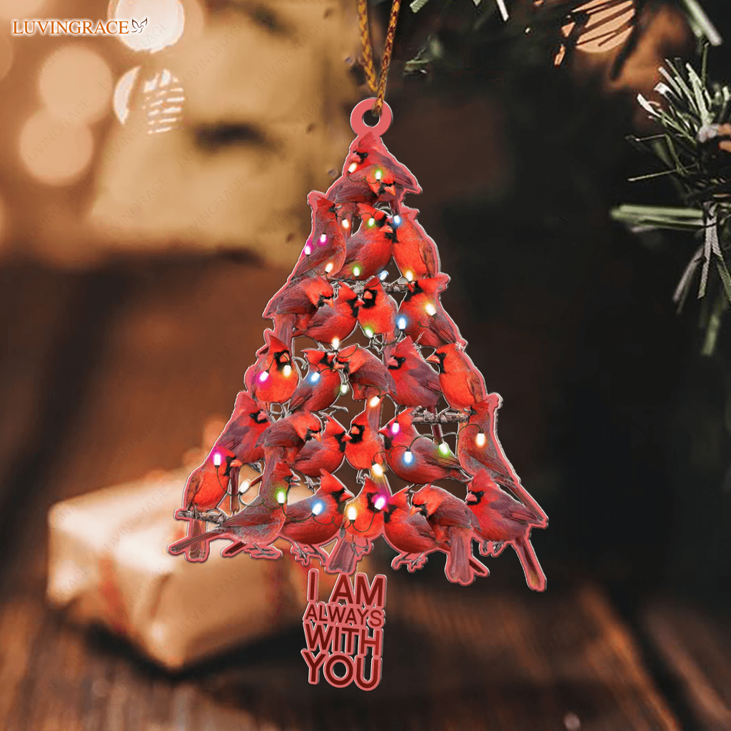 I Am Always With You Cardinal Ornament