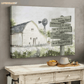 I Can Face Tomorrow Farm House Vintage Wall Art