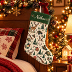 Personalized Hunting Christmas Stocking – Custom Name Deer & Duck Hunter Gift