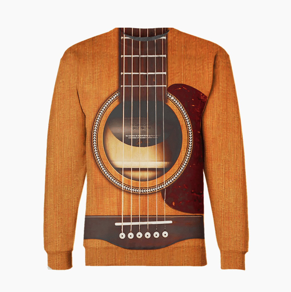 In Jesus Name I Play Wooden Guitar Hoodie