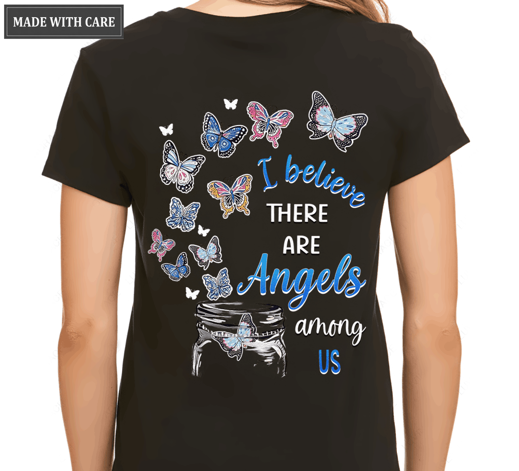 Jar Butterflies Are Angels Tshirt