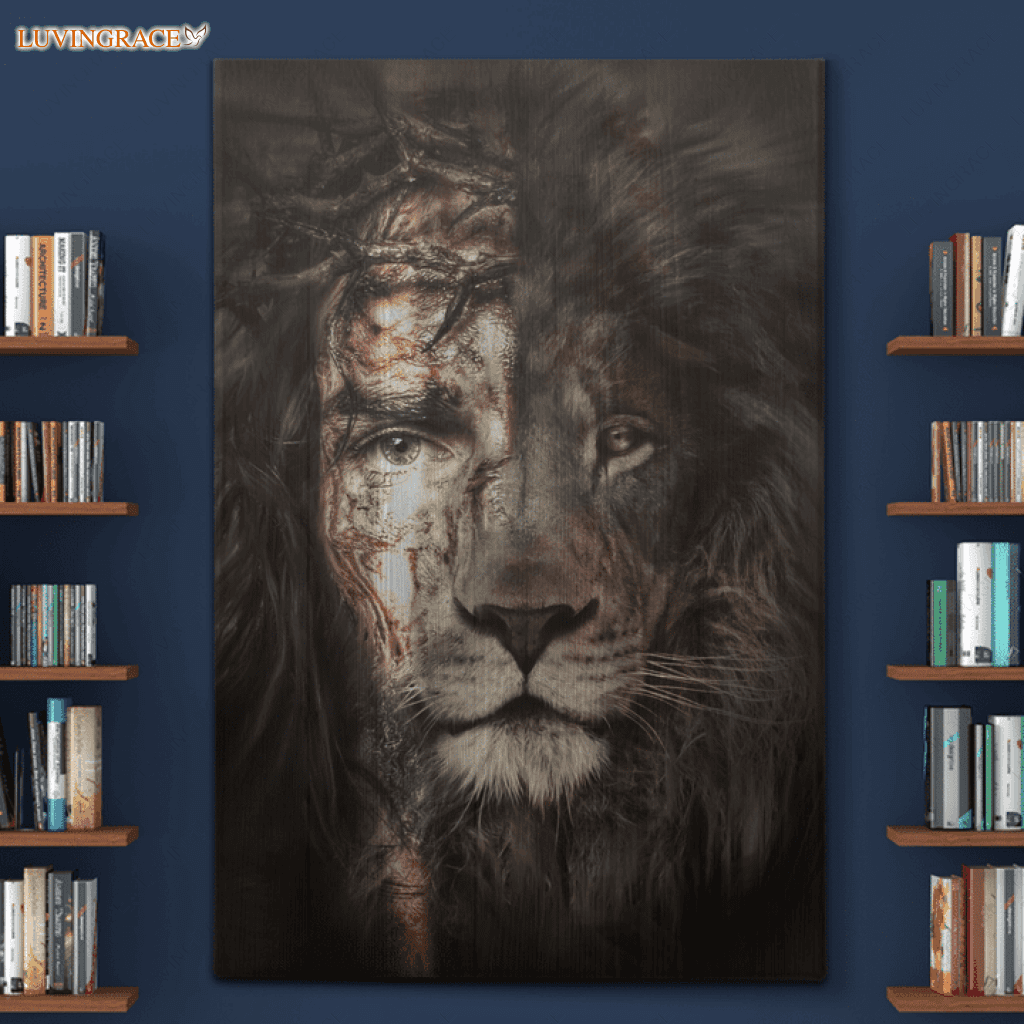 Jesus And Lion Wall Art