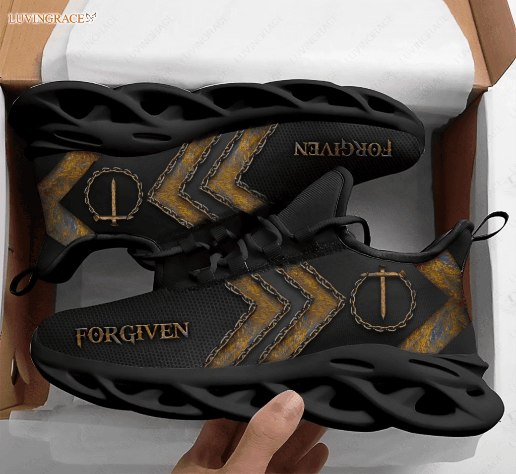 Jesus Forgiven Breathable Running Shoes