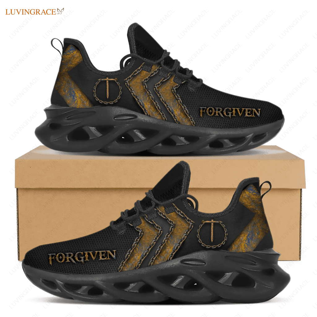 Jesus Forgiven Breathable Running Shoes
