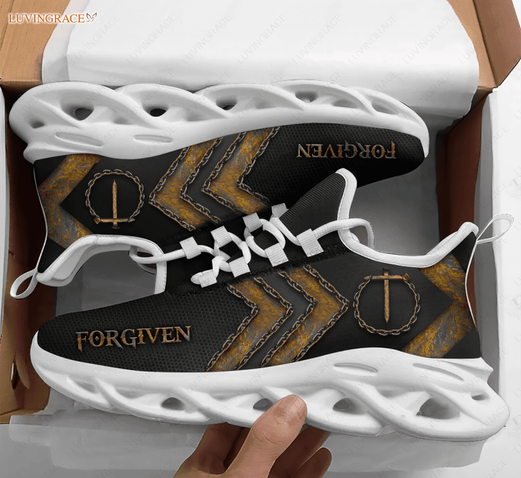 Jesus Forgiven Breathable Running Shoes