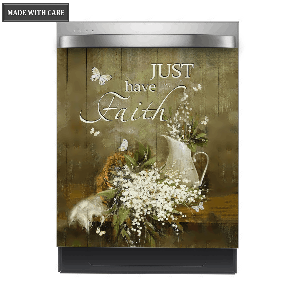 Just Have Faith Magnetic Dishwasher Cover