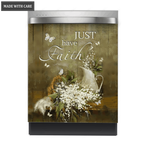 Just Have Faith Magnetic Dishwasher Cover
