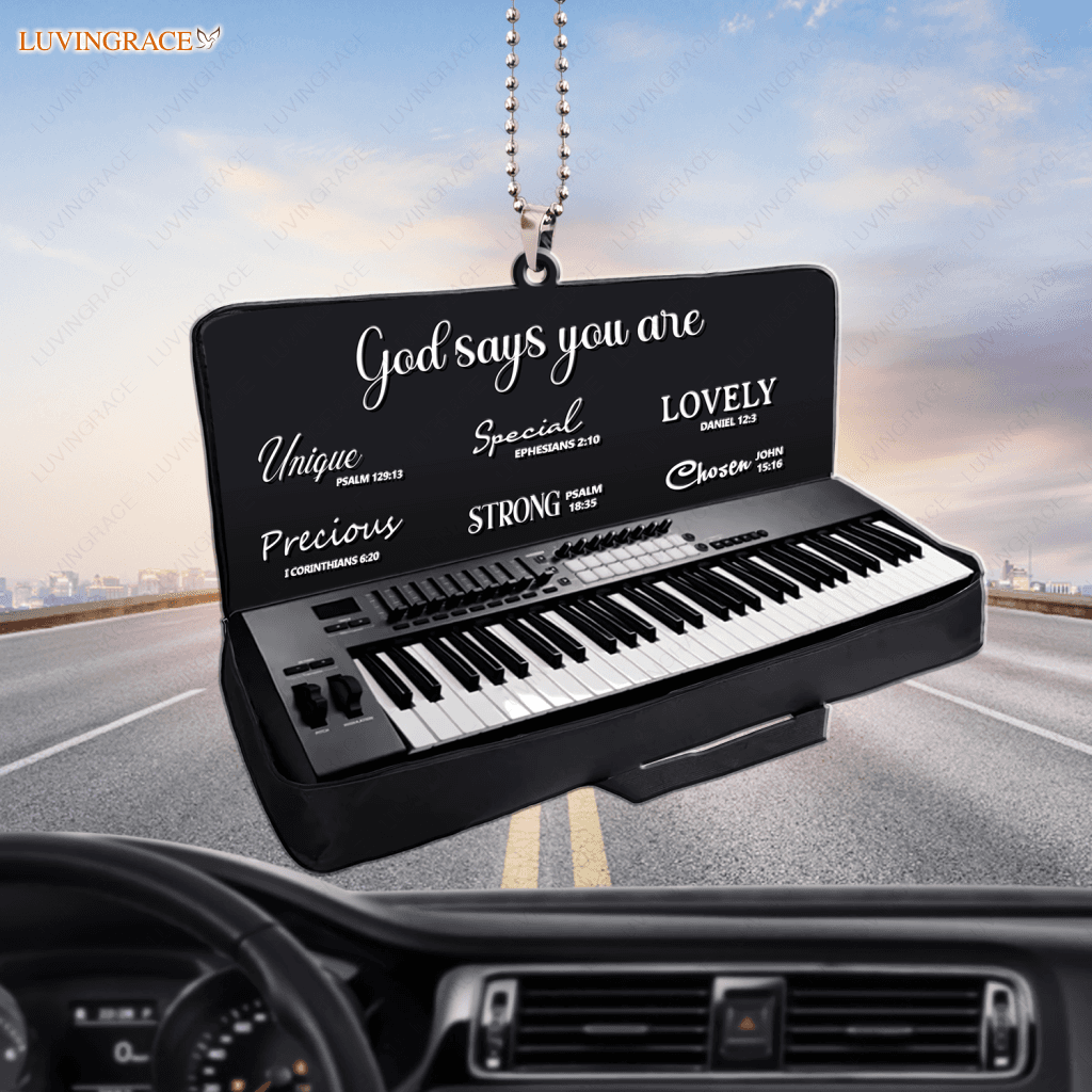 Keyboard Piano God Says You Are Ornament