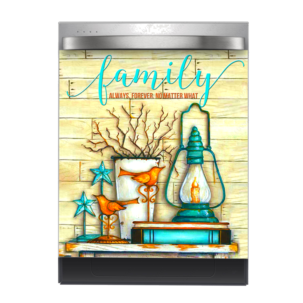 Kitchen Dishwasher Magnet Cover For Family
