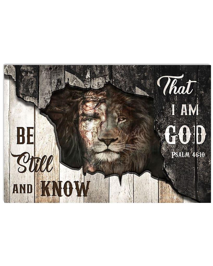 Lion Wooden Broken Be Still