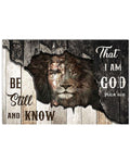 Lion Wooden Broken Be Still