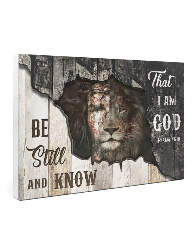 Lion Wooden Broken Be Still