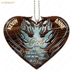Lunvingrace M07 Horse Couple God Blessed Personalized Ornament
