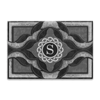 Printfamily L30 Monogram The First Letter of Family Name Personalized Doormat